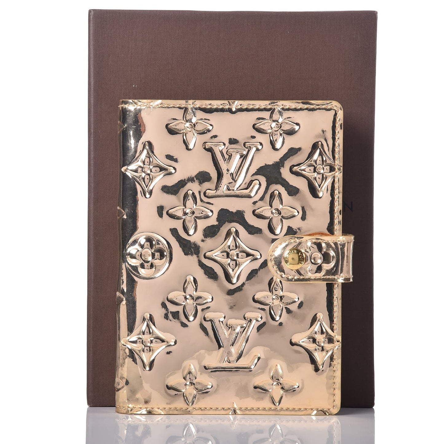Monogram Miroir Small Ring Agenda Gold