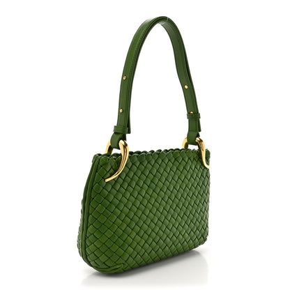 Bottega Veneta Nappa Intrecciato Small Clicker Shoulder Bag Avocado 4 of 11