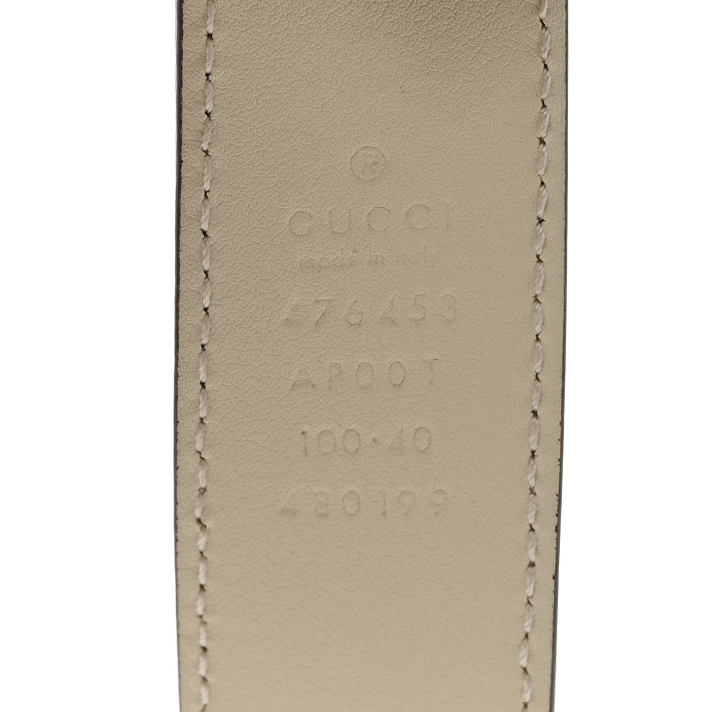 Calfskin Dionysus 30mm Belt 100/40 Mystic White