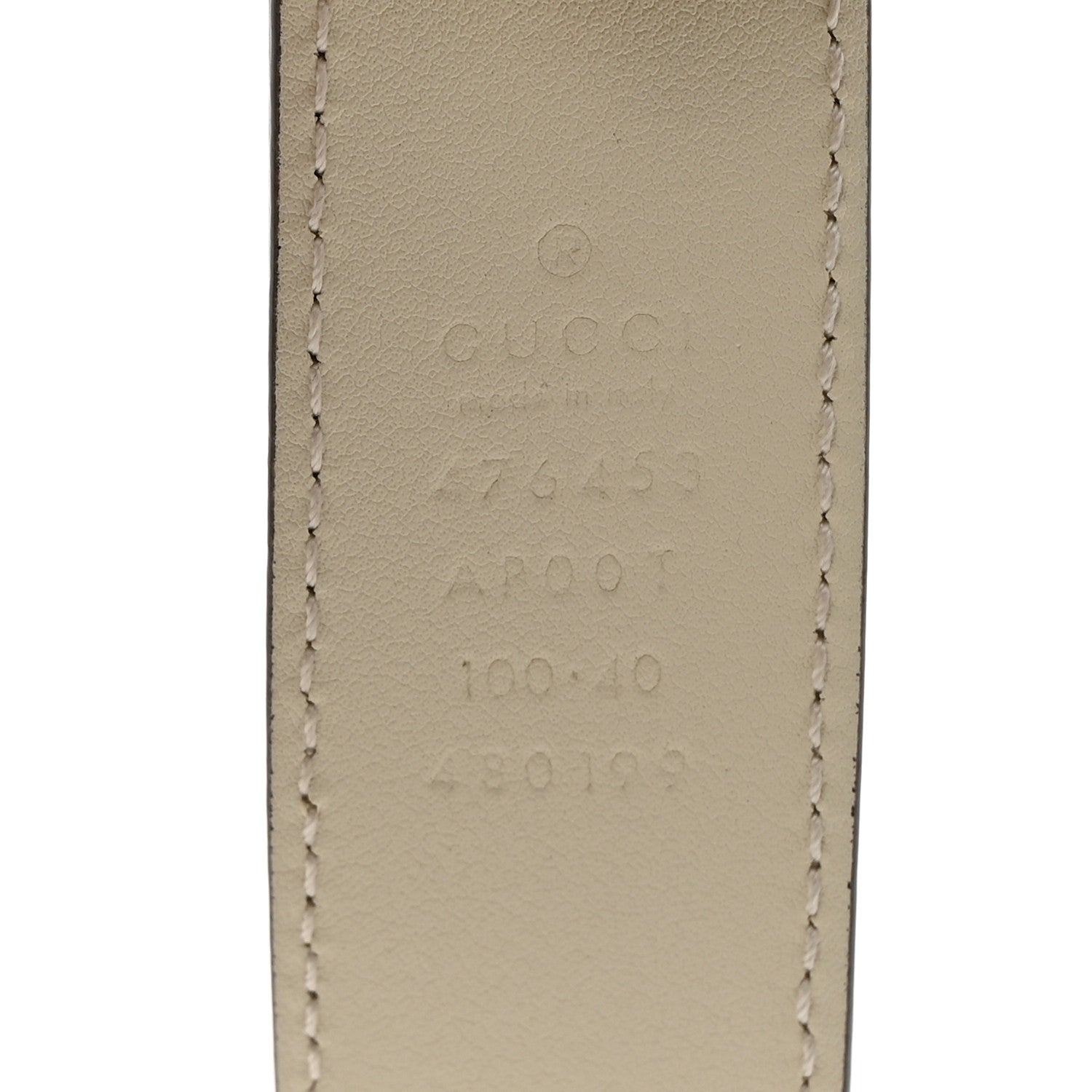 Gucci Calfskin Dionysus 30mm Belt 100/40 Mystic White 5 of 6