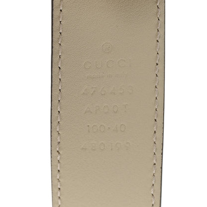 Gucci Calfskin Dionysus 30mm Belt 100/40 Mystic White 5 of 6