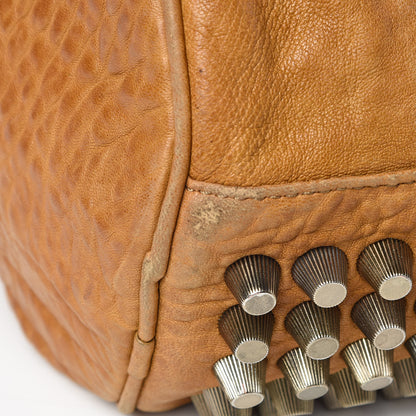 Alexander Wang Pebbled Lambskin Rocco Duffel Mustard 10 of 14
