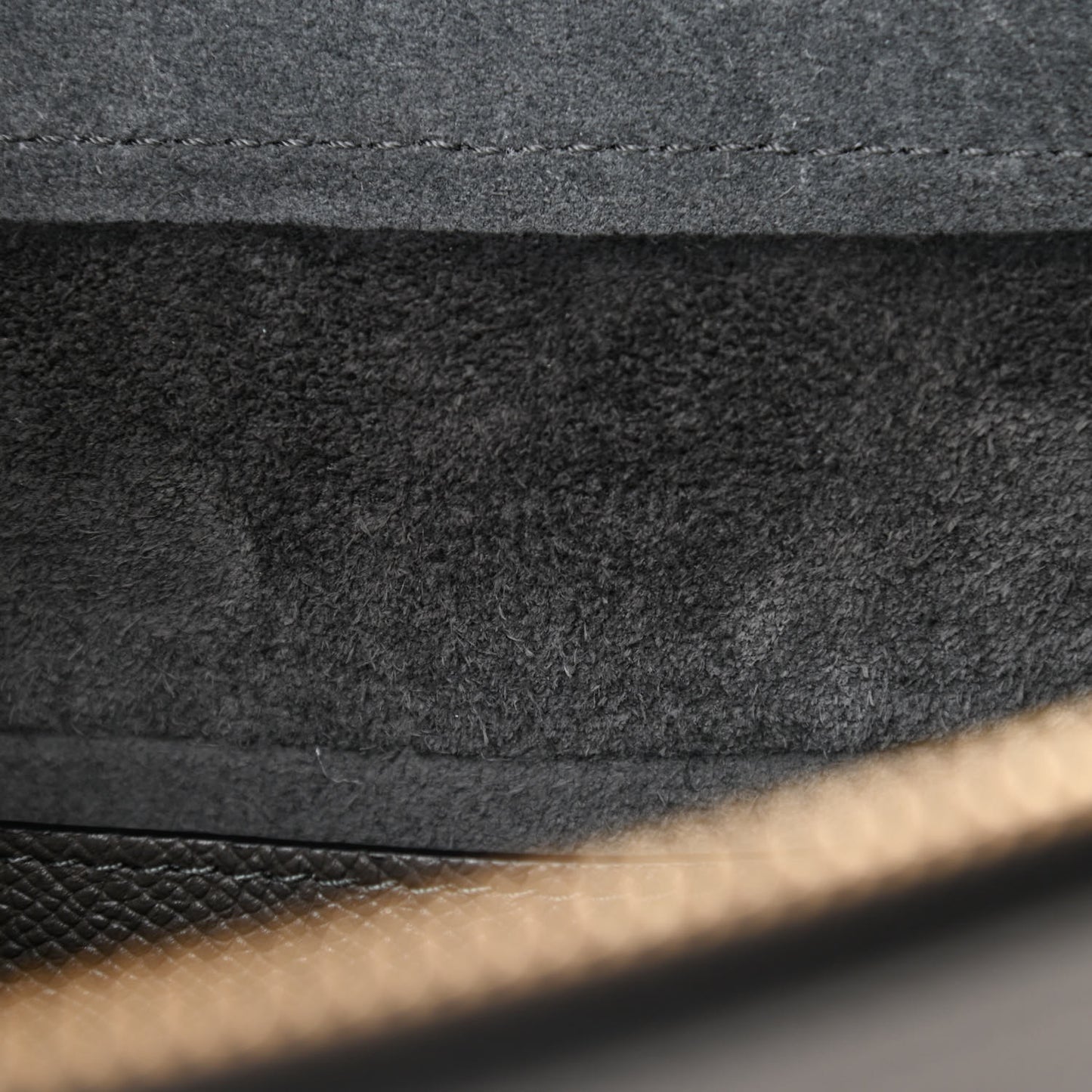 Baby Grained Calfskin Micro Belt Bag Grey