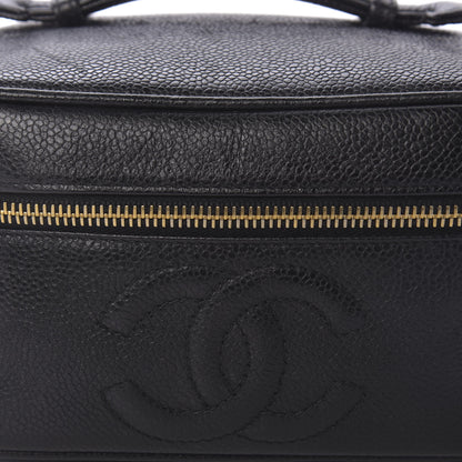 Chanel Caviar Vanity Cosmetic Case Black 11 of 11