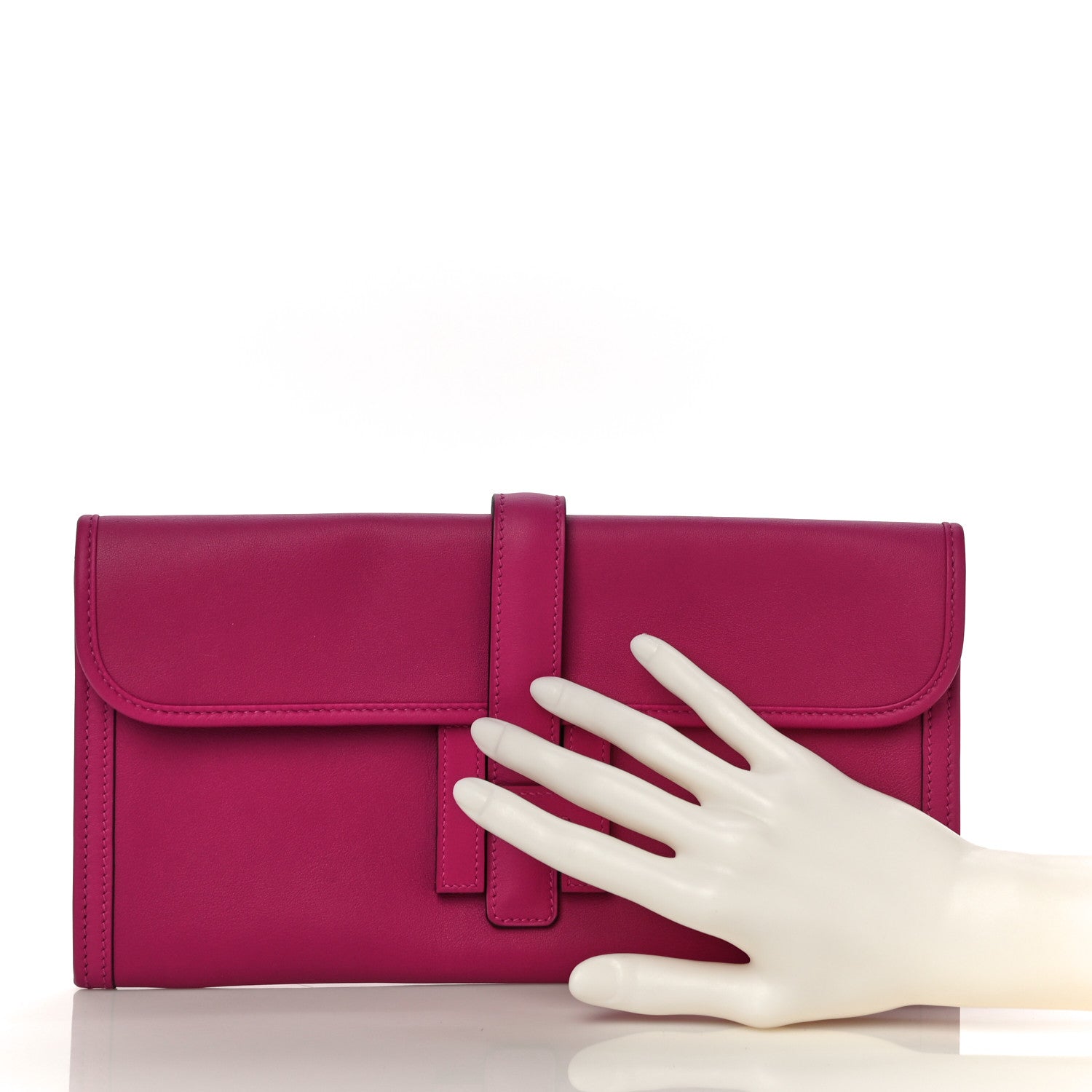 Hermes Swift Jige Elan 29 Clutch Rose Pourpre 2 of 10