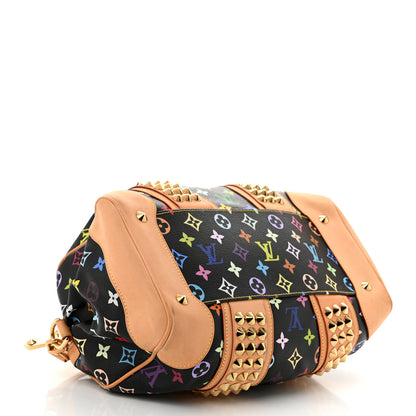 Louis Vuitton Monogram Multicolor Courtney MM Black 4 of 9