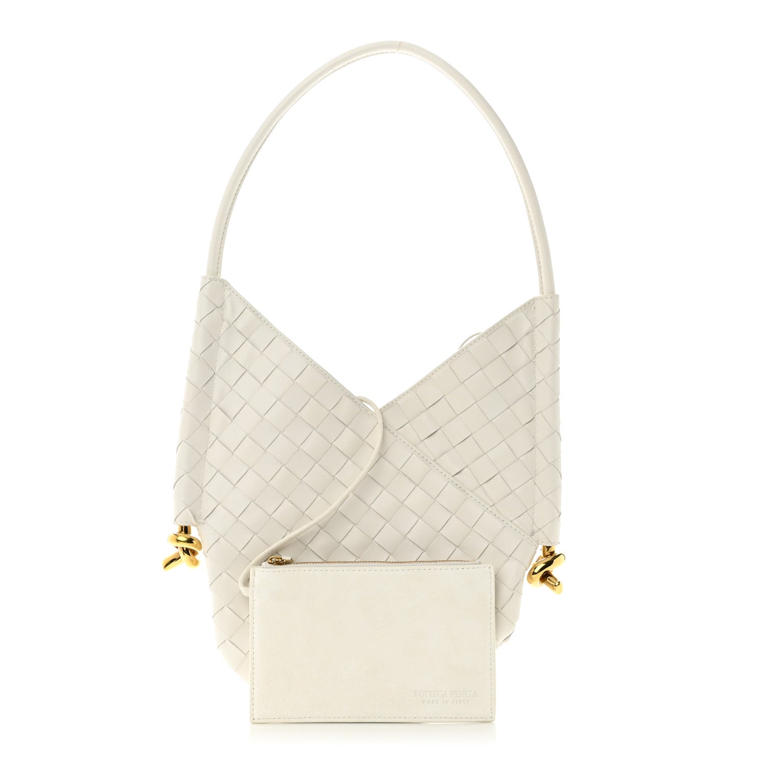 Bottega Veneta Nappa Intrecciato Small Solstice Hobo White 1 of 10