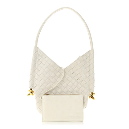 Bottega Veneta Nappa Intrecciato Small Solstice Hobo White 1 of 10