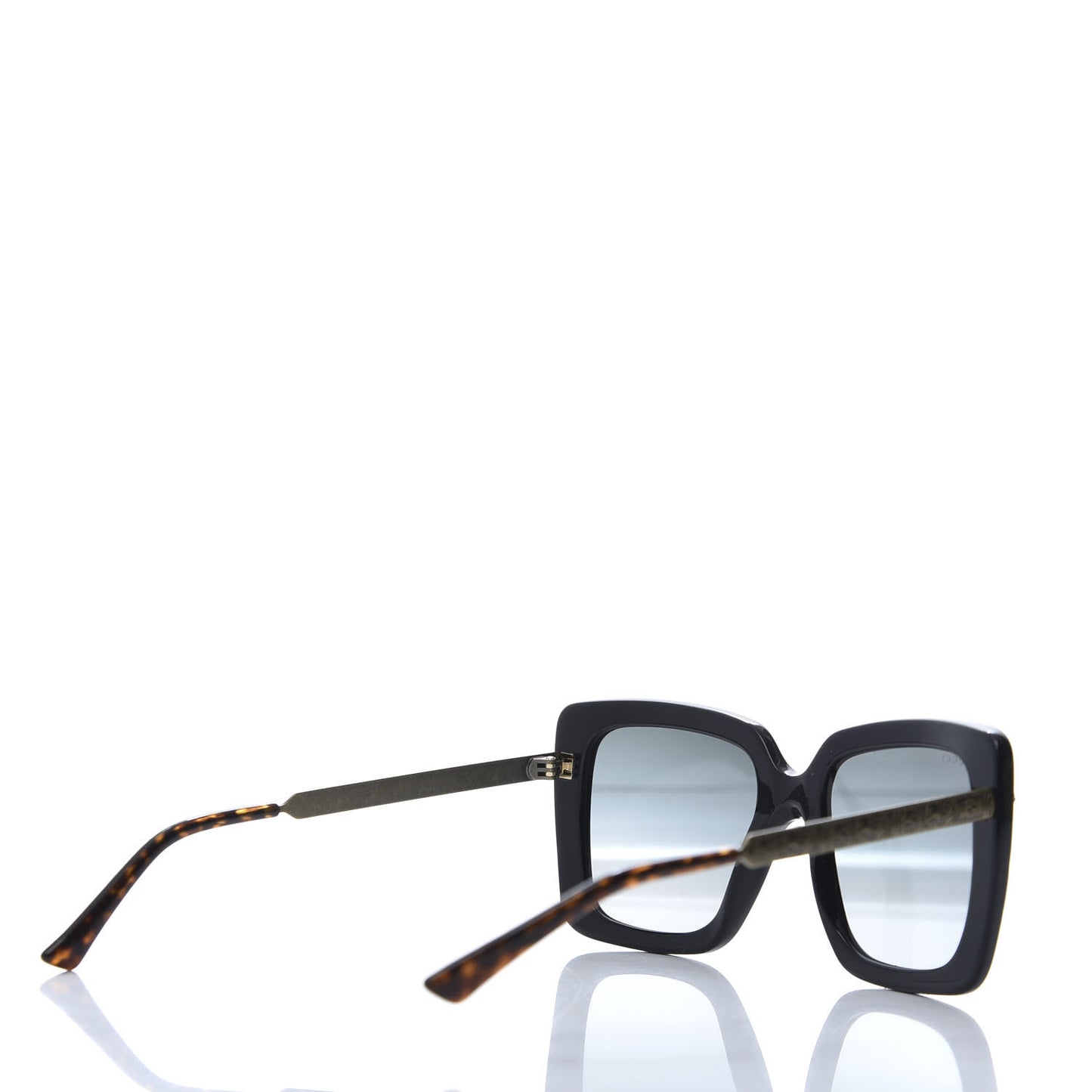 Oversize Square Sunglasses GG0216S Black
