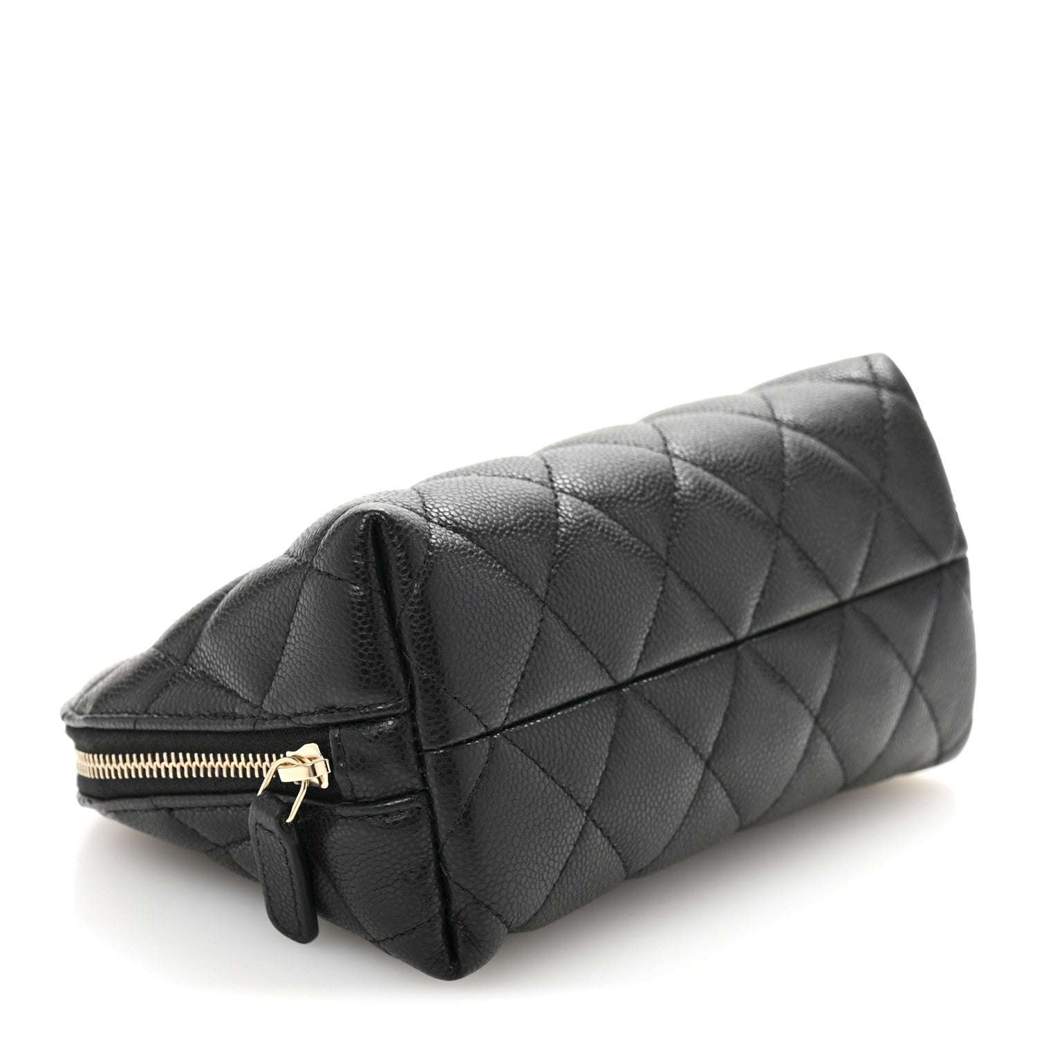 Chanel Caviar Quilted Cosmetic Case Black 4 of 8