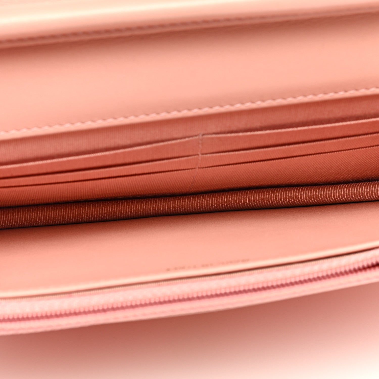 Chanel Caviar Quilted CC Filigree Wallet On Chain WOC Pink 5 of 9