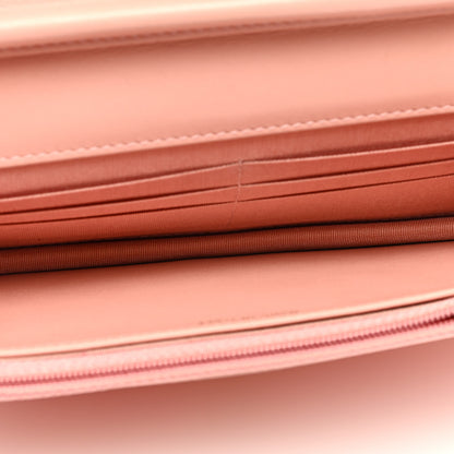 Chanel Caviar Quilted CC Filigree Wallet On Chain WOC Pink 5 of 9