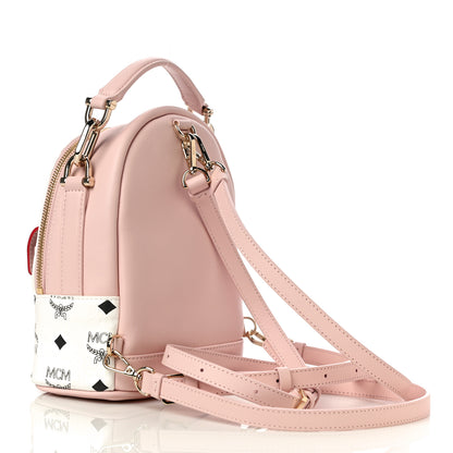 MCM Vistetos X-Mini Patricia Backpack Block Pink 2 of 8