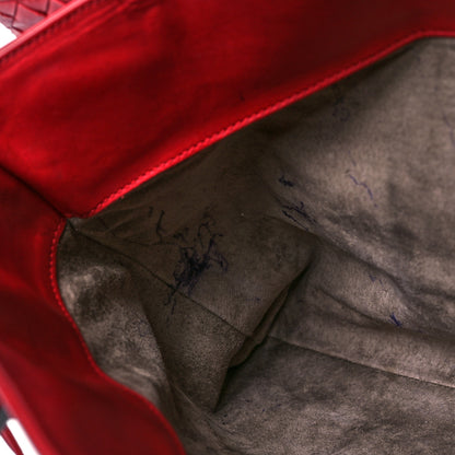 Bottega Veneta Nappa Intrecciato Medium Roma Tote Red 21 of 22