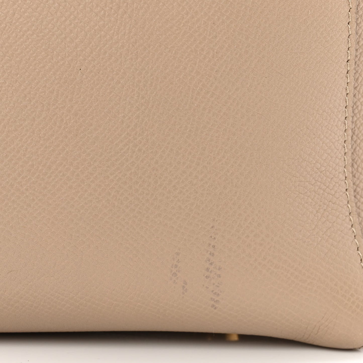 Grained Calfskin Mini Belt Bag Light Taupe