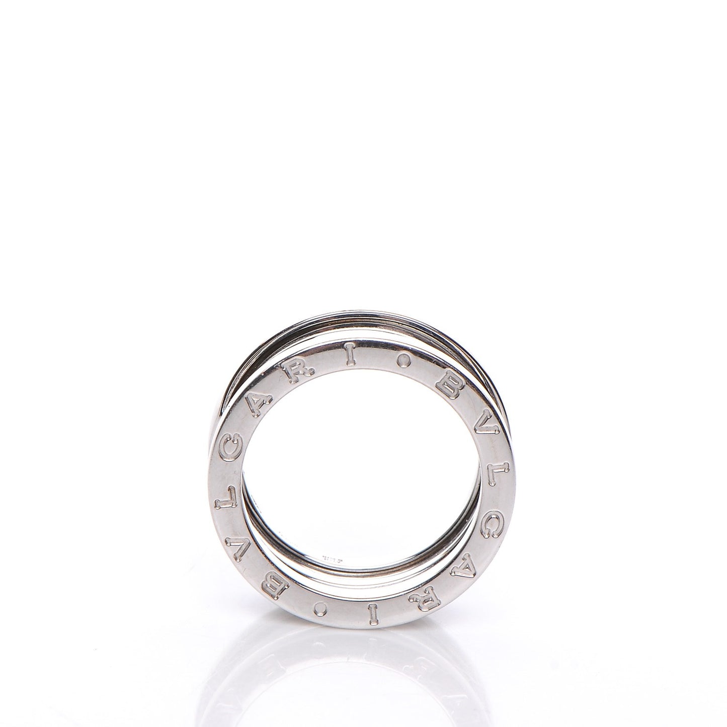 18K White Gold B.Zero1 3 Band Ring 54 6.75