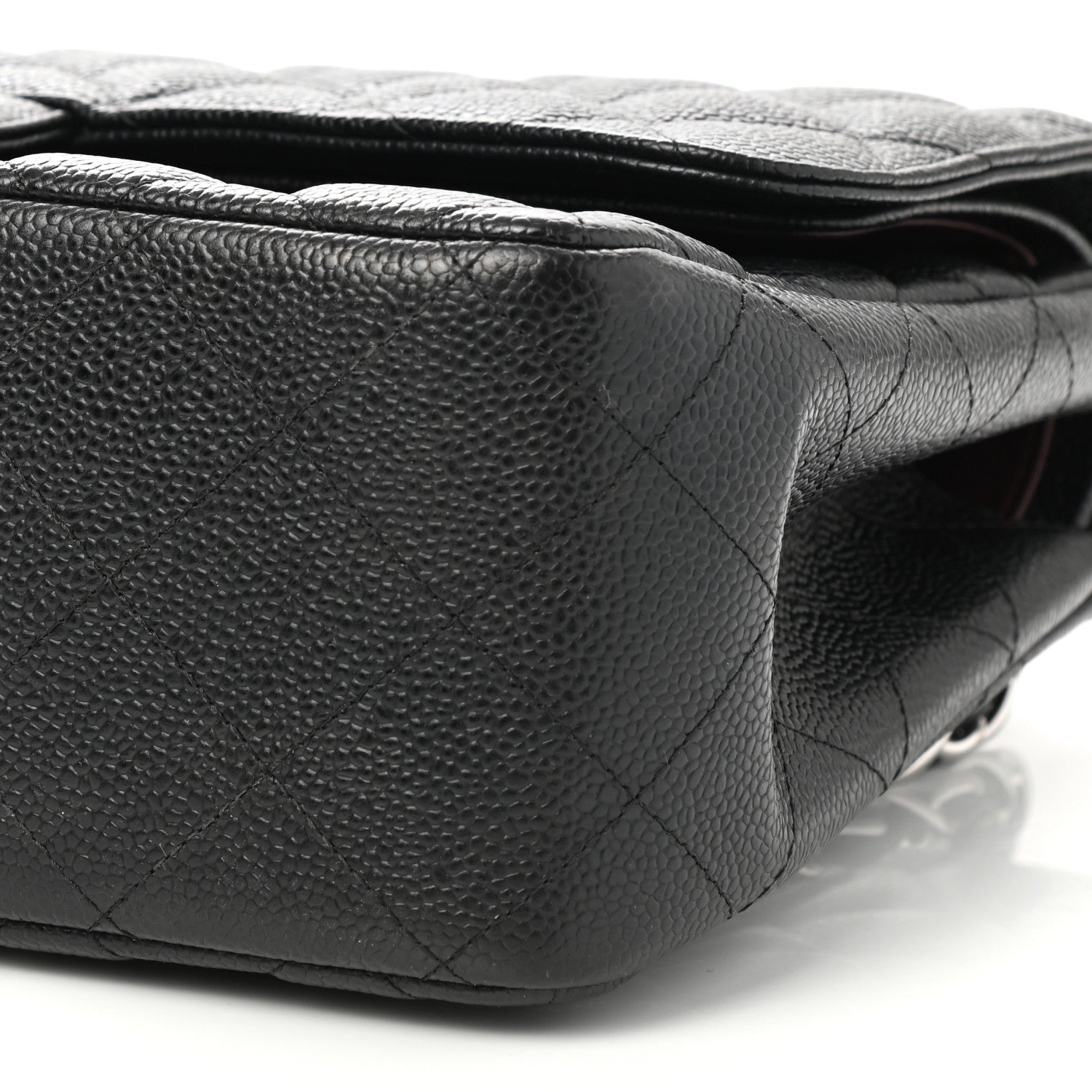 Chanel Caviar Quilted Jumbo Double Flap Black 11 of 11