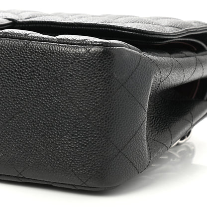 Chanel Caviar Quilted Jumbo Double Flap Black 11 of 11