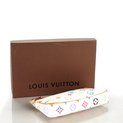 Louis Vuitton Monogram Multicolor Pochette Accessories White 4 of 8