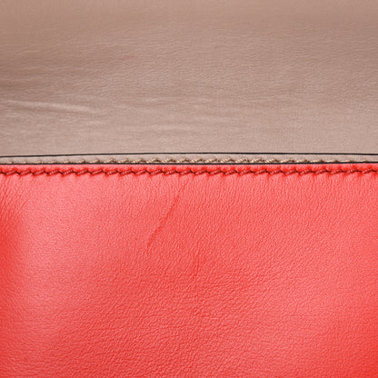 Valentino Garavani Nappa Rockstud Wristlet Clutch Deep Orange 9 of 12