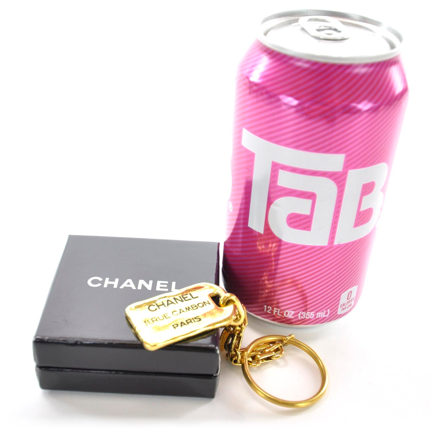 Chanel Rue Cambon Key Chain Gold 2 of 4