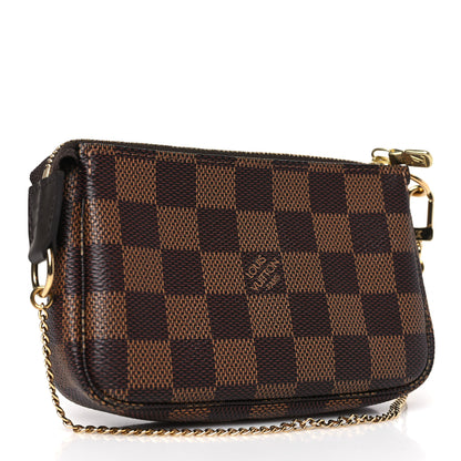 Louis Vuitton Damier Ebene Mini Pochette Accessories 3 of 9