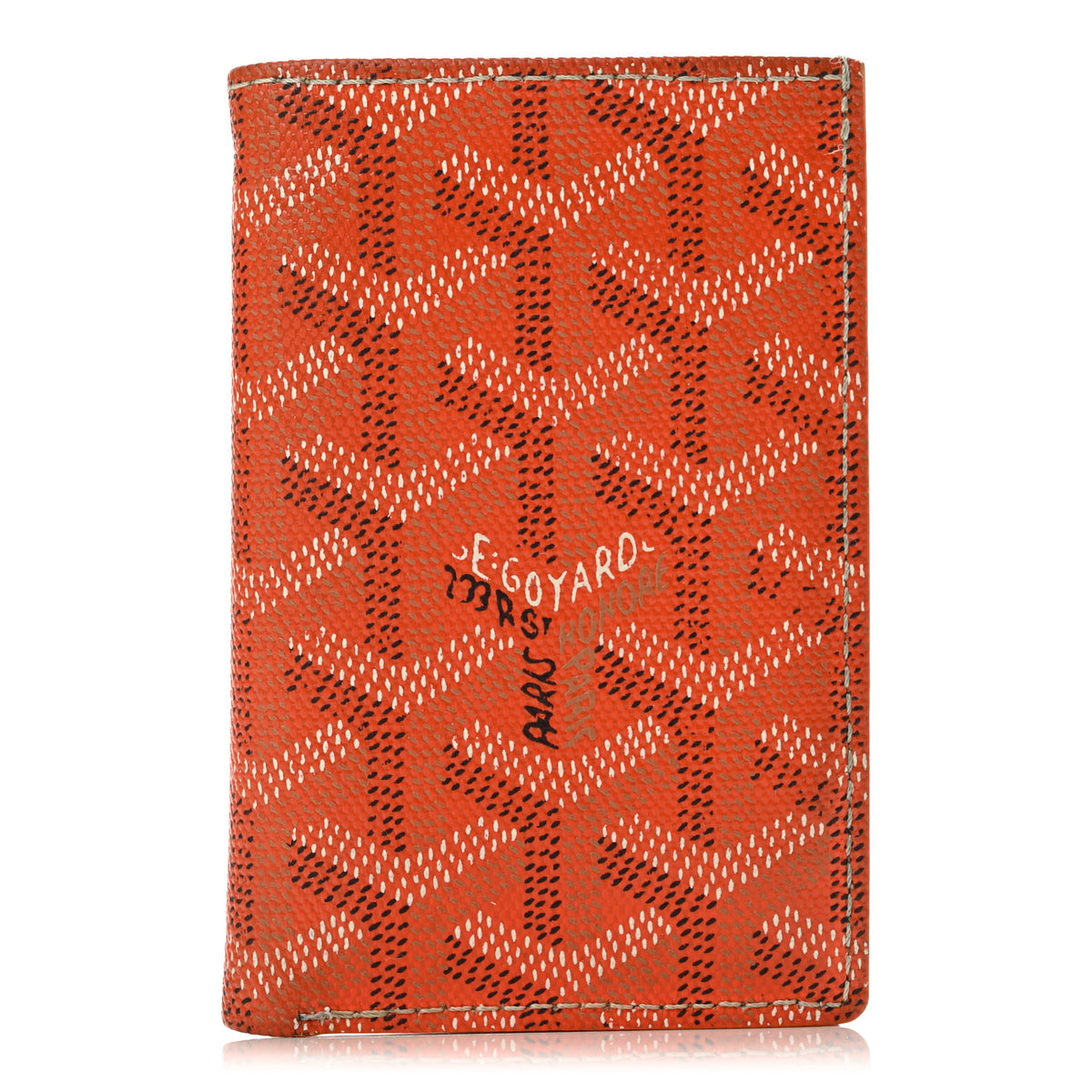 Goyard Goyardine Saint Pierre Card Holder Orange 1 of 10