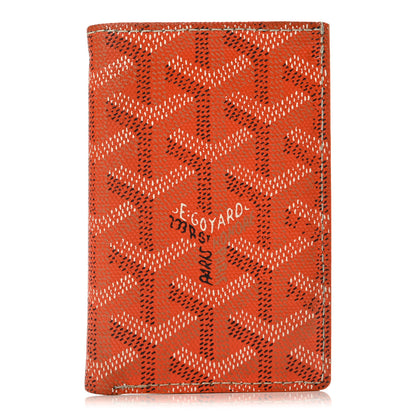 Goyard Goyardine Saint Pierre Card Holder Orange 1 of 10