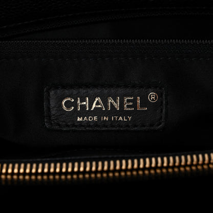 Chanel Caviar Quilted Grand Shopping Tote GST Black 7 of 12