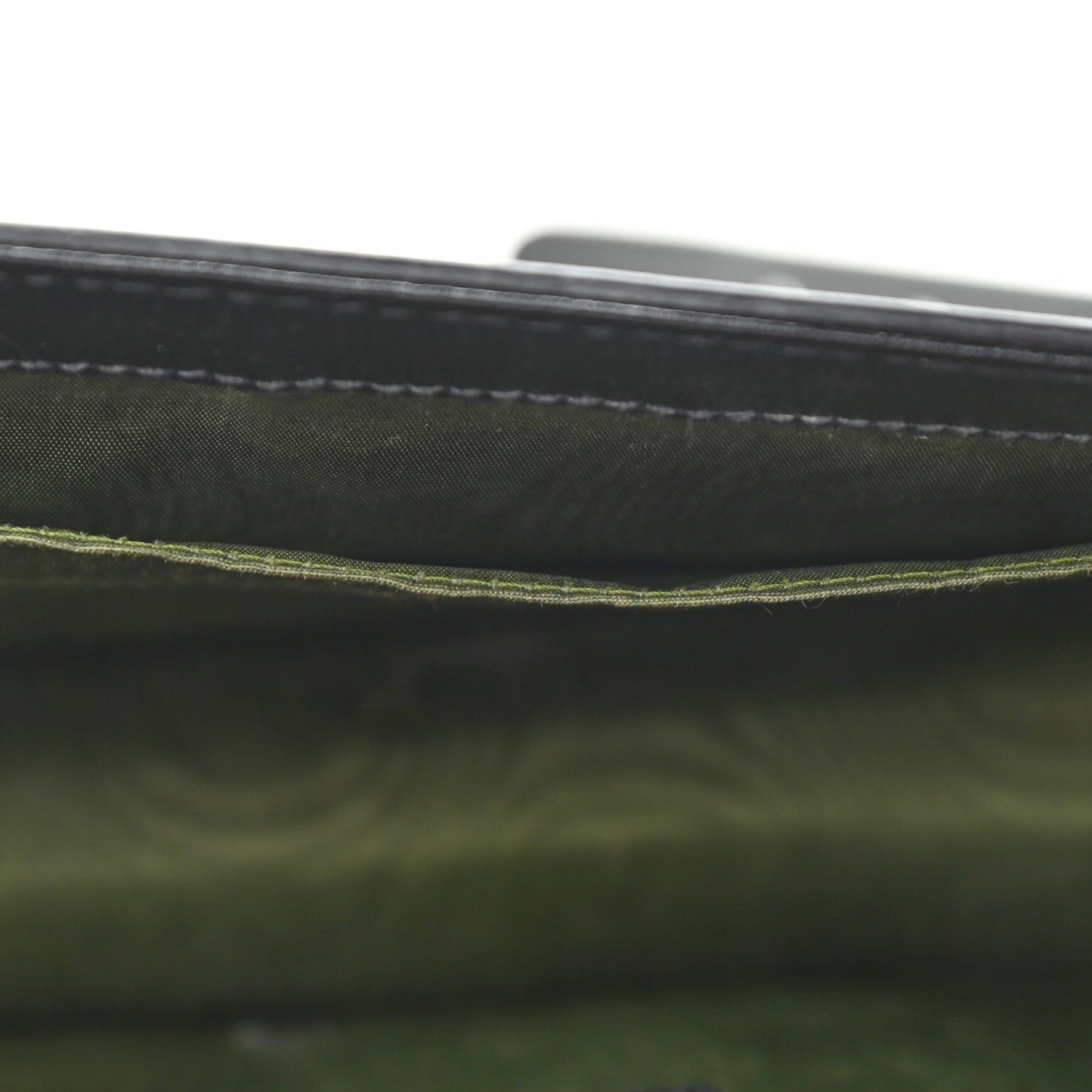 Textured Calfskin Small Torchon GG Ring Shoulder Bag Black