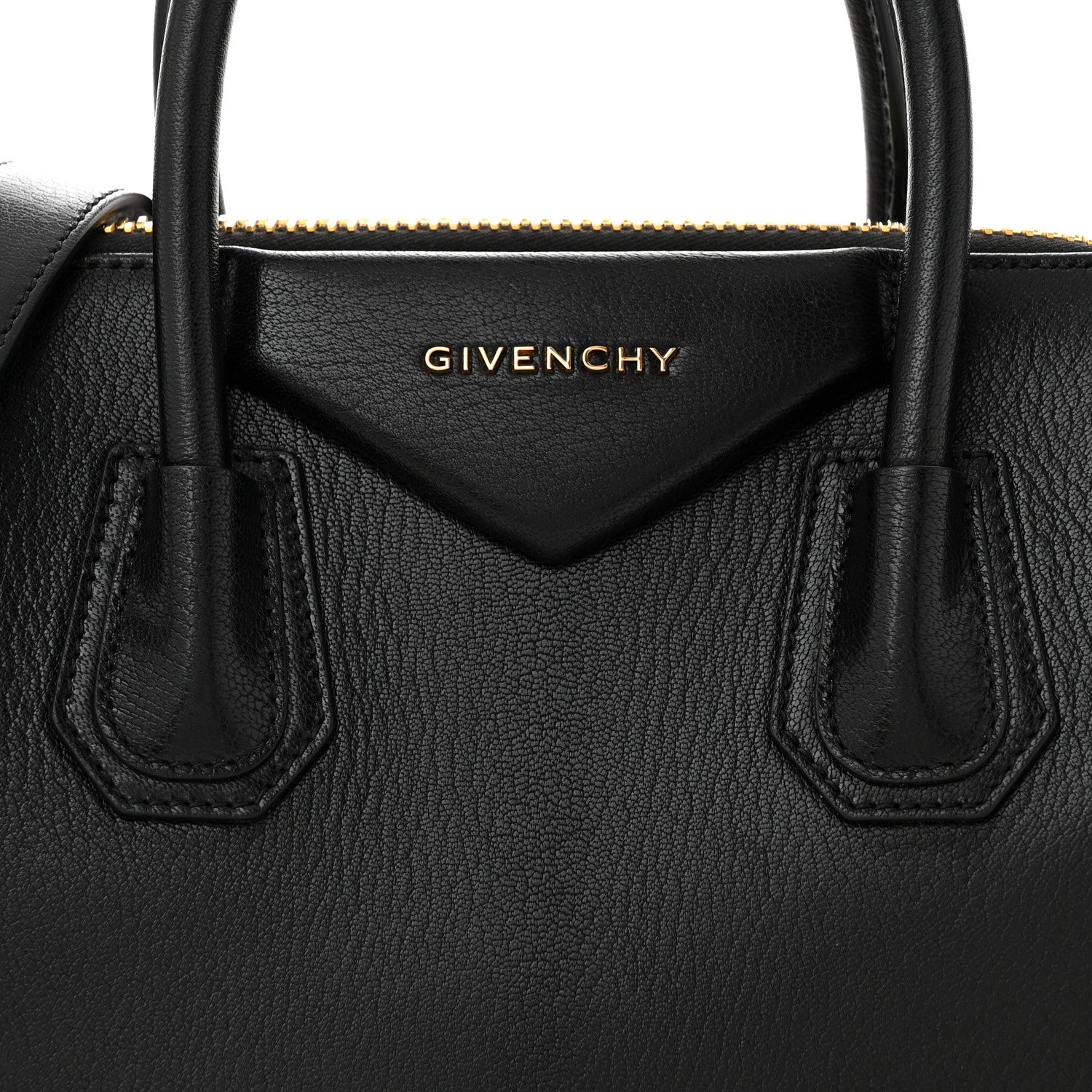 Givenchy Calfskin Suede Leopard Print Small Antigona Black 8 of 10