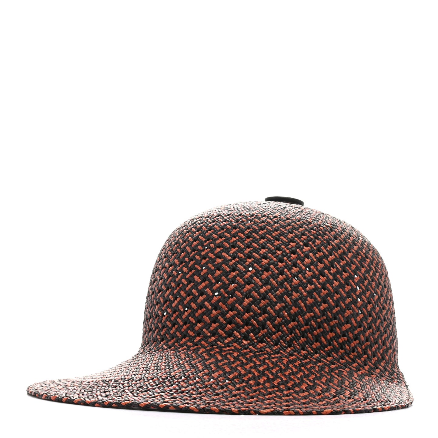 Panama Straw Chapeau Tanzanie Canna Hat 56 Terracotta Black