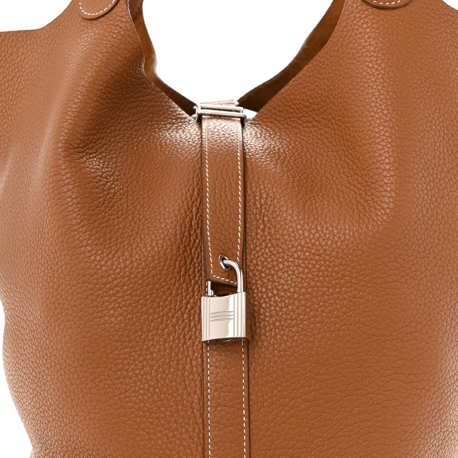 Hermes Taurillon Clemence Picotin Lock TGM Gold 8 of 12