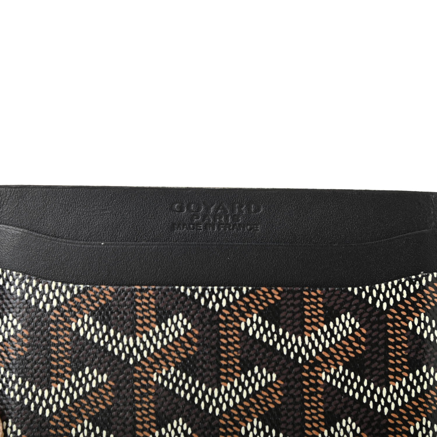 Goyard Goyardine Saint Sulpice Card Holder Black 6 of 9