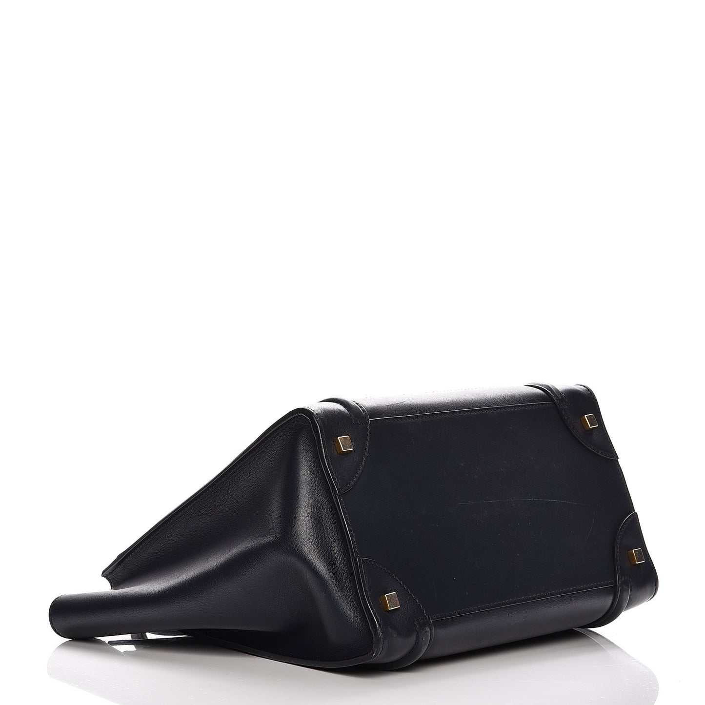 Smooth Calfskin Mini Luggage Navy Blue