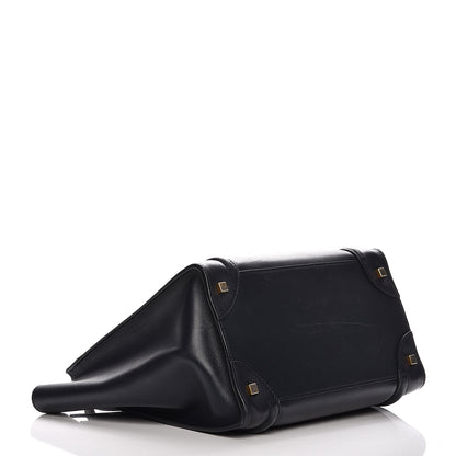 Celine Smooth Calfskin Mini Luggage Navy Blue 4 of 19