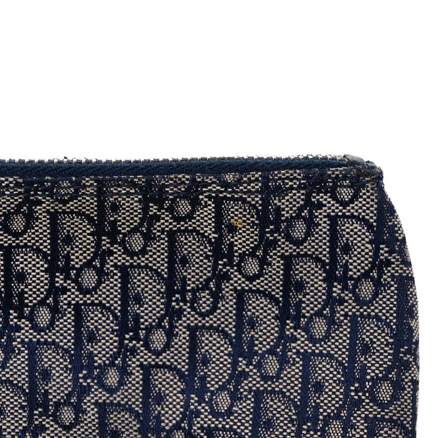 Monogram Pencil Pouch Blue