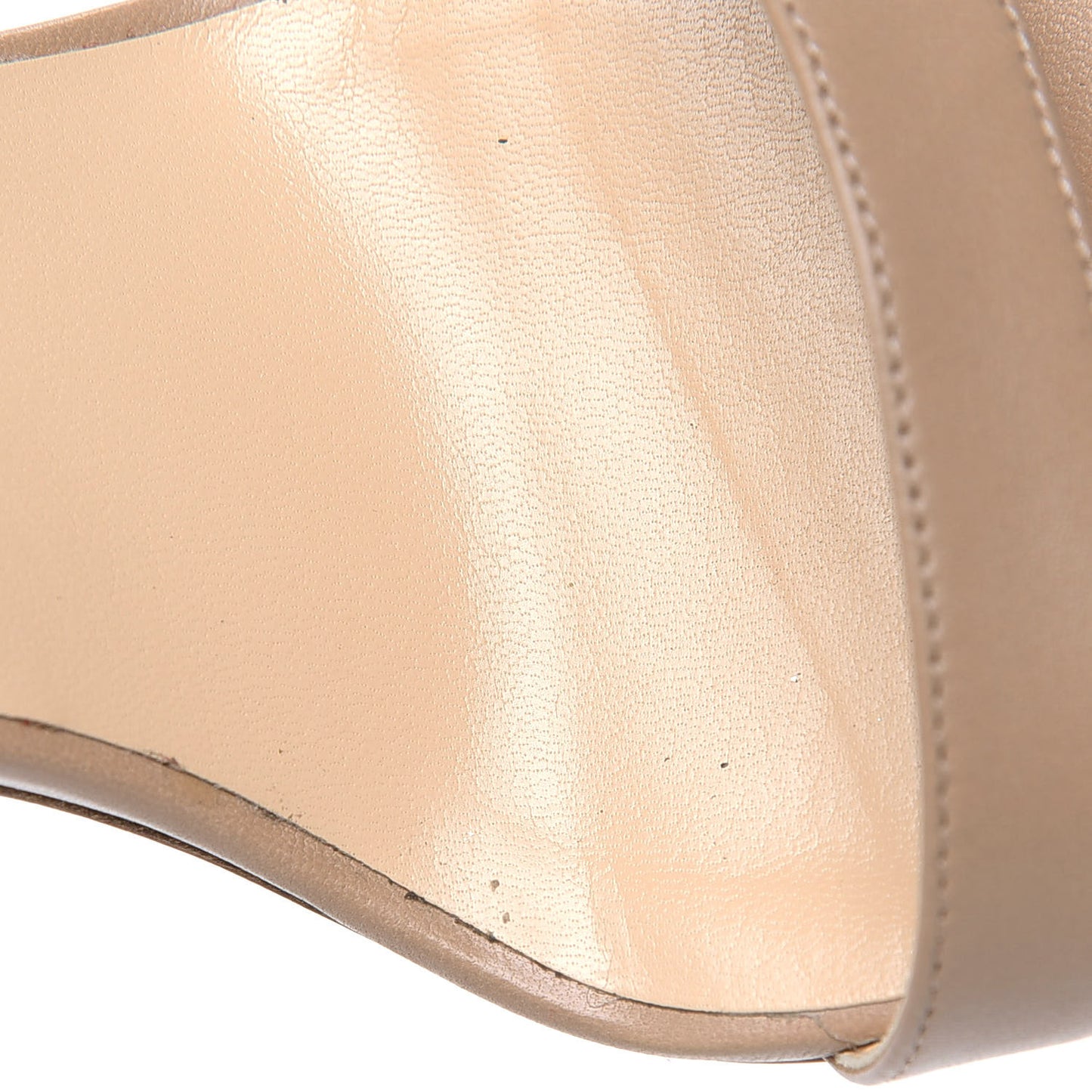 Nappa Shiny PVC Jonatina 100 Sandals 37.5 Nude