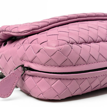 Bottega Veneta Nappa Intrecciato Small Chain Crossbody Corot 9 of 10