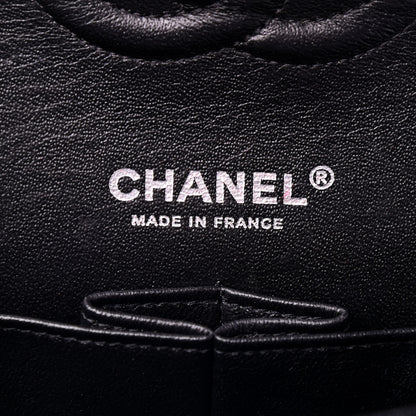 Chanel Velvet Quilted Medium Double Flap So Black 7 of 9