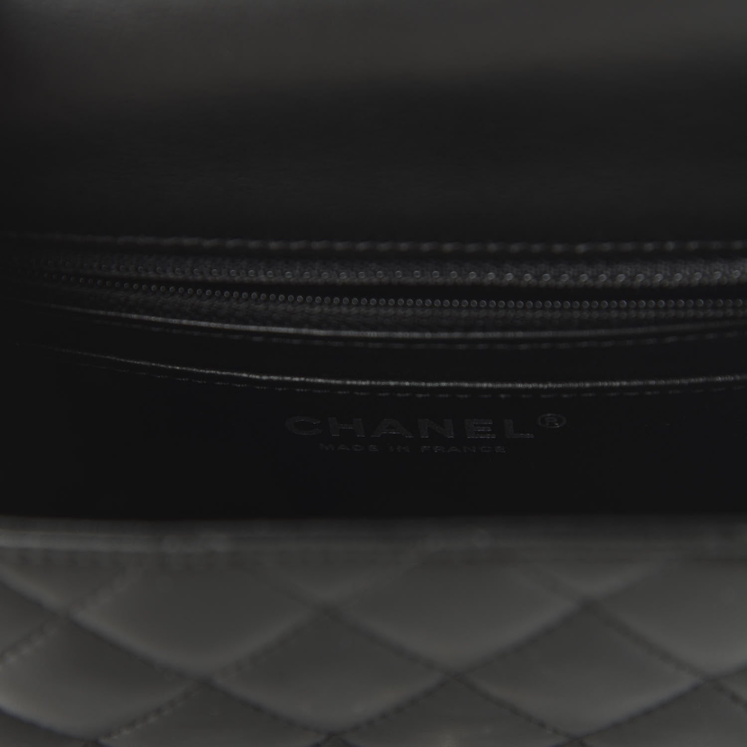 Chanel Lambskin Quilted Mini Square Flap Black 8 of 11