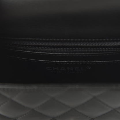 Chanel Lambskin Quilted Mini Square Flap Black 8 of 11