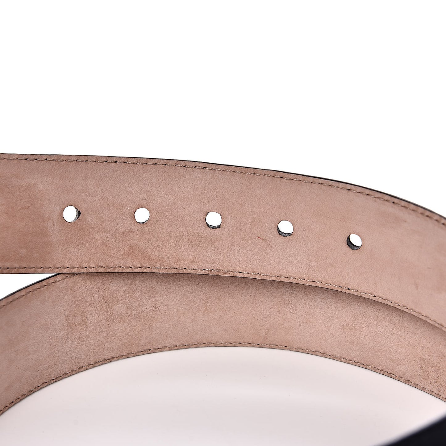 Rubber Guccissima Belt 85 34 Navy