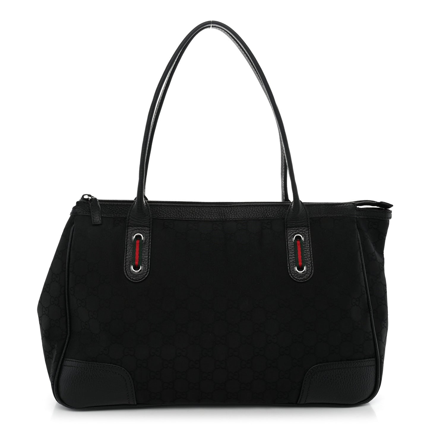 Crystal Monogram Medium Princy Tote Dark Brown