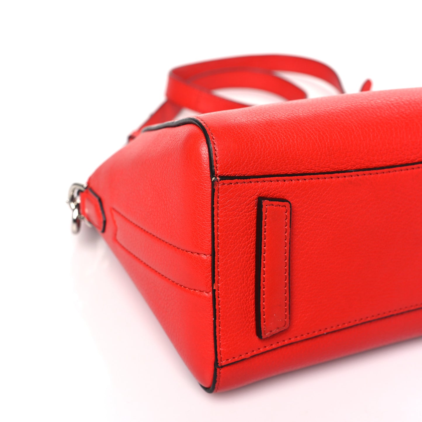 Sugar Goatskin Mini Antigona Medium Red