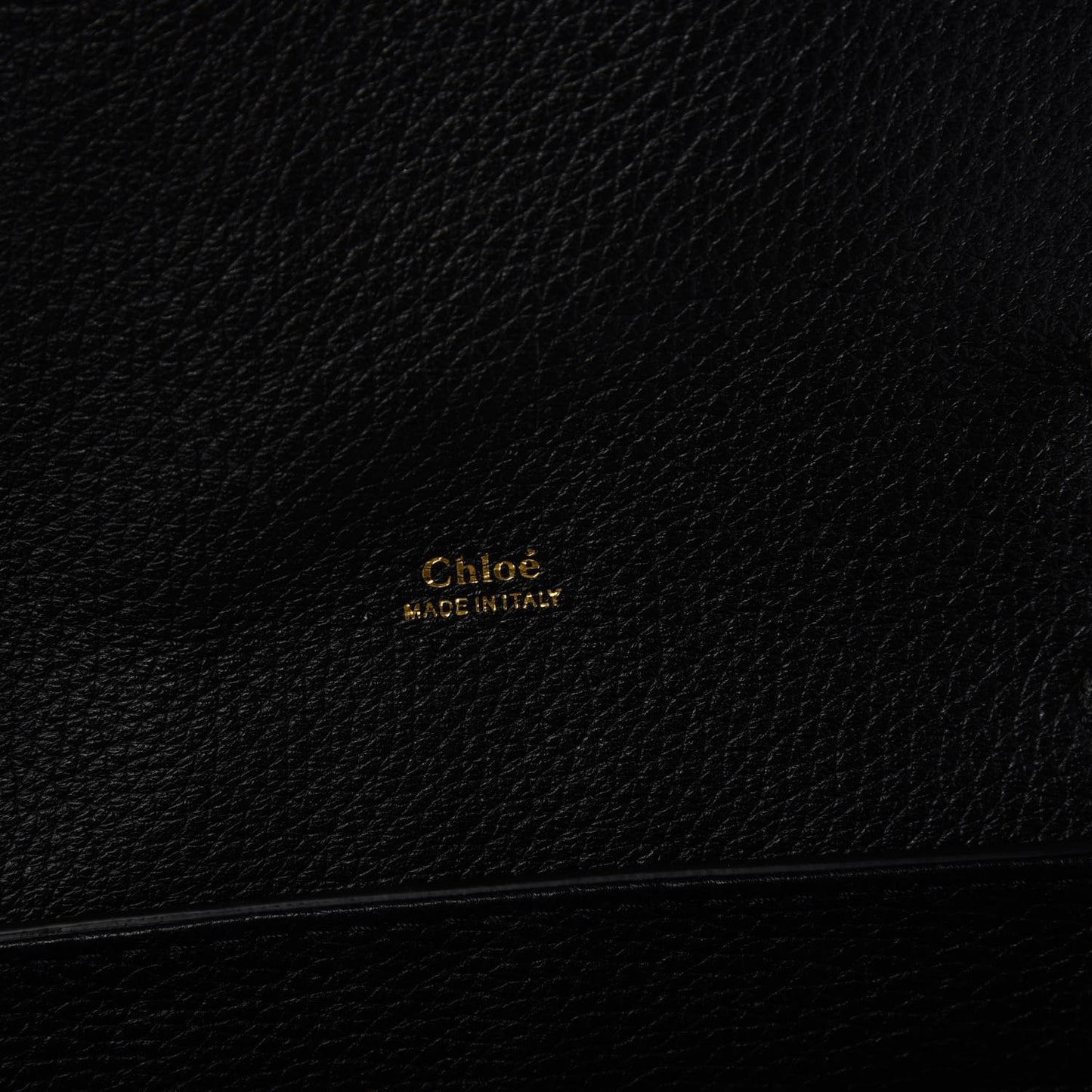 Grained Calfskin Medium Aby Day Shoulder Bag Black