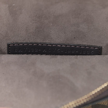 Fendi Fabric Jacquard FF 1974 Cell Pocket Strap You Tobacco Moro Black 11 of 11