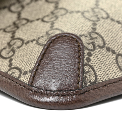Gucci GG Supreme Monogram Neo Vintage Web Belt Bag Brown 10 of 11
