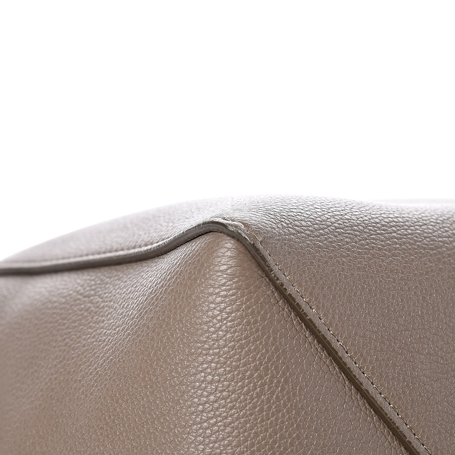 Soft Grained Calfskin Medium Belt Cabas Phantom Taupe