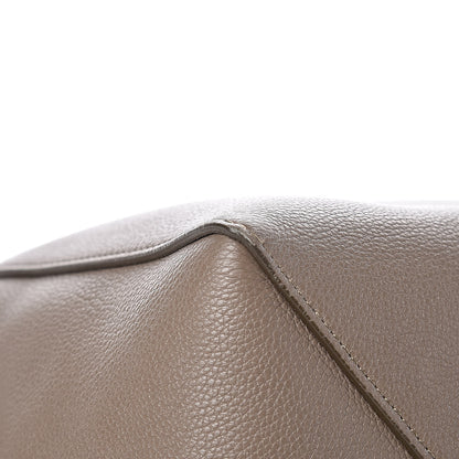 Celine Soft Grained Calfskin Medium Belt Cabas Phantom Taupe 16 of 19